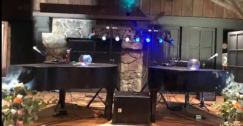Modern Dueling Pianos setup